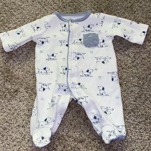 Preemie footie with matching hat!!